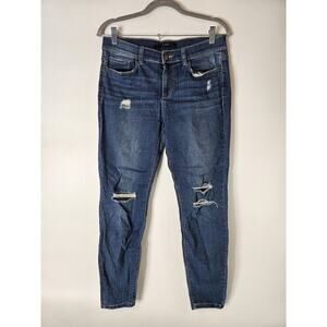 Harper Heritage Womens High Rise Skinny Jeans Size 30 Stretch Med Wash